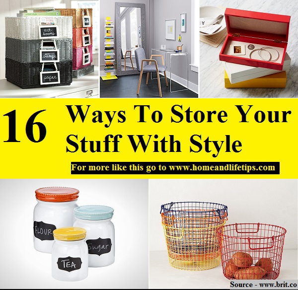 16 Ways To Store Your Stuff With Style