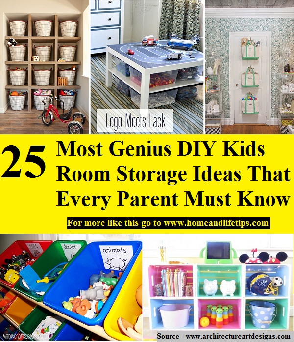 diy kids room storage