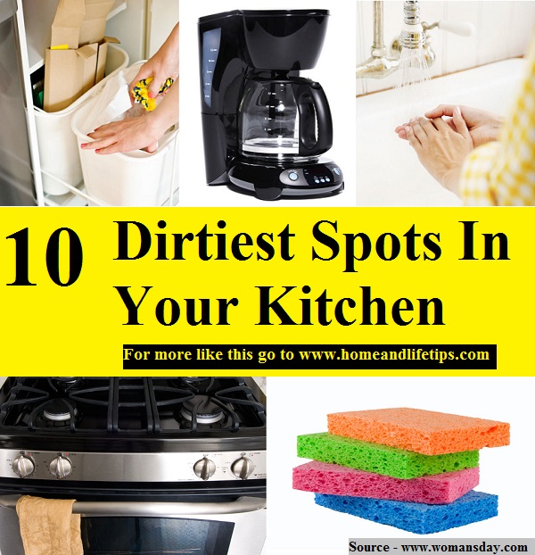 10 Dirtiest Spots In Your Kitchen