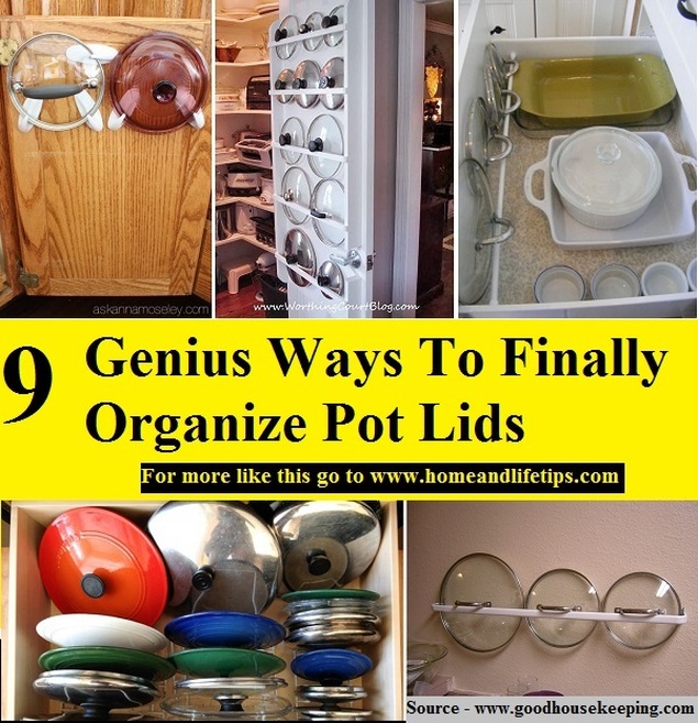 The Most Genius Ideas to Organize Your Pot Lids